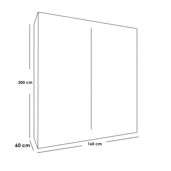 MDF Wood Bedroom Set 5 Pieces – White - Image 4