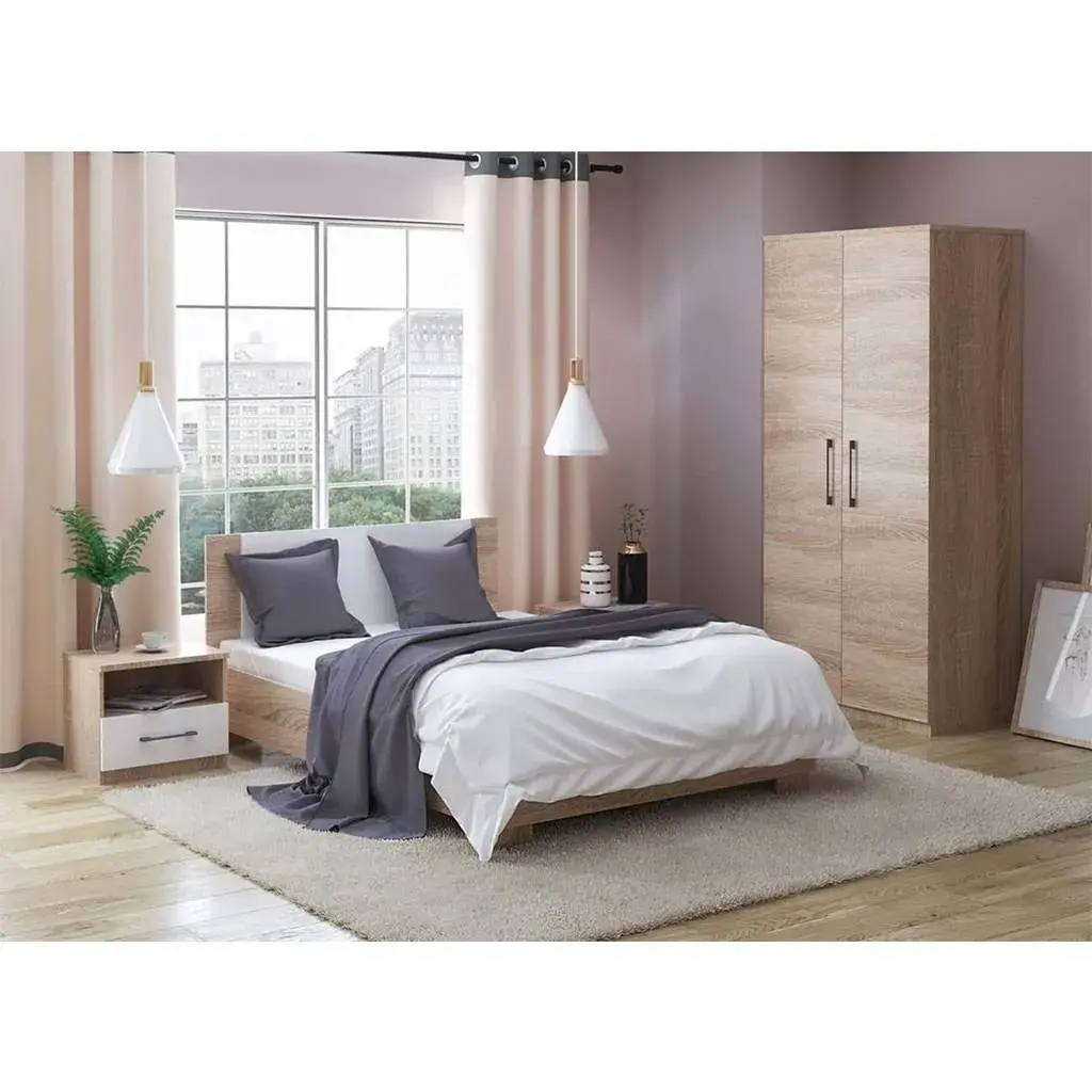MDF Wood Kids Bedroom 3 pieces - Beige