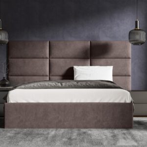 Counter Wood Bed - Burnt Brown