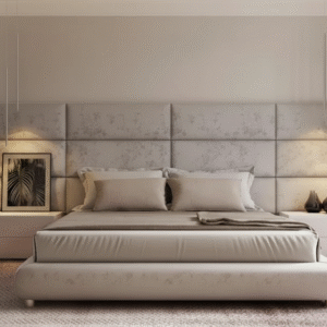 Counter Wood Bed - Beige