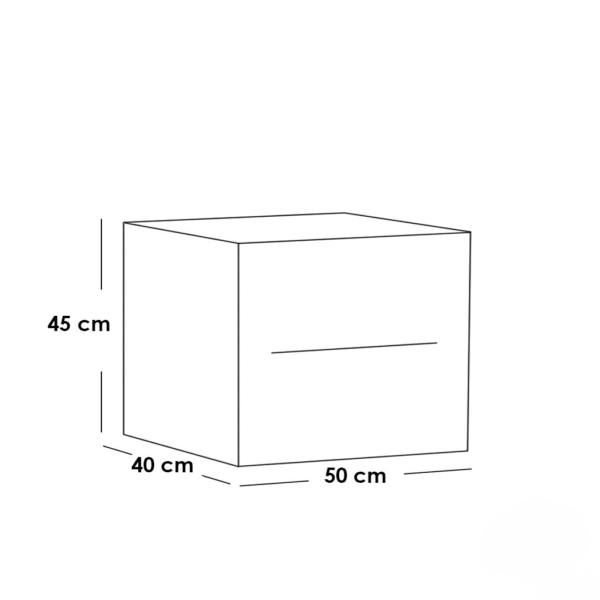 MDF Wood Kids Bedroom 3 pieces - Beige - Image 4