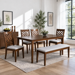 Dining Room Beech  wood with 5 pieces