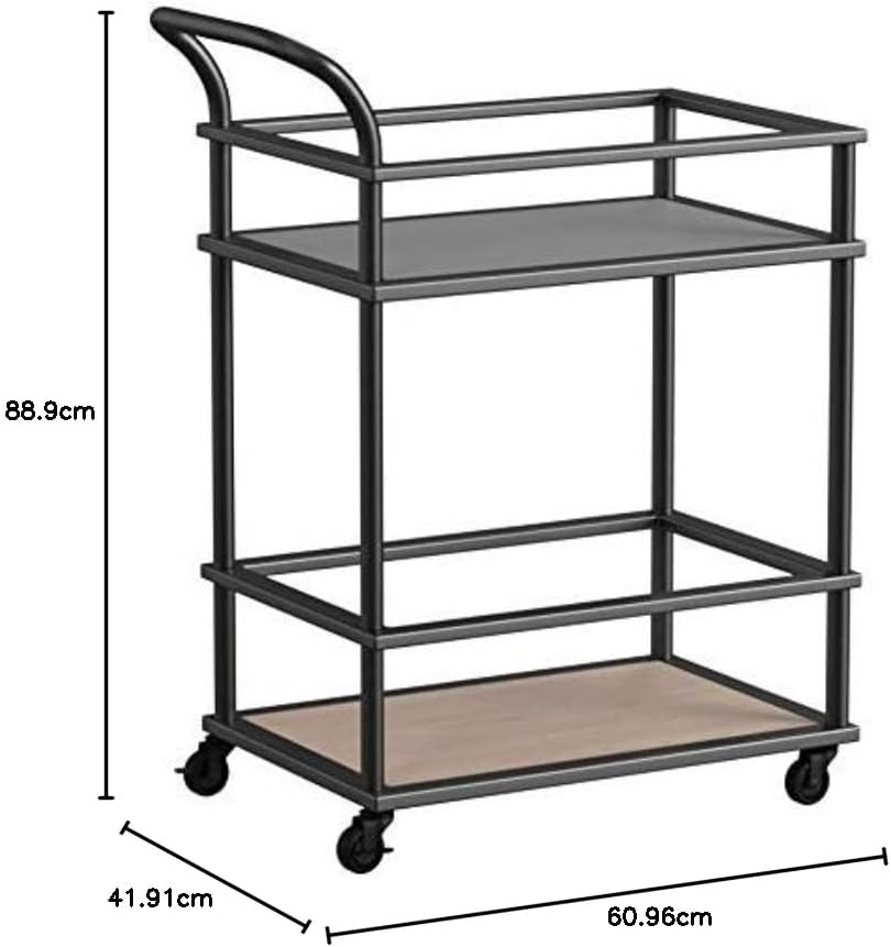 Rolling Bar Tea 90x60x40 cm - Image 4