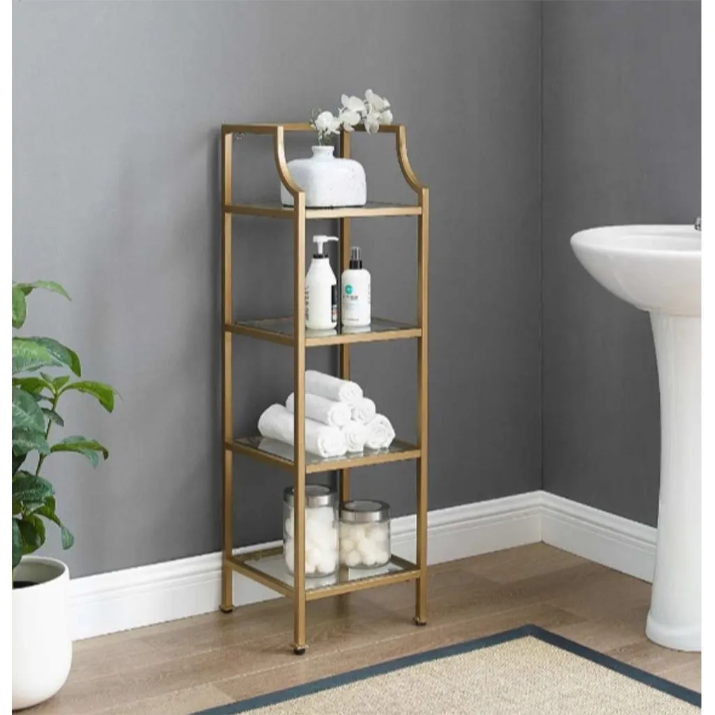 Steel Display Unit - Gold / Black