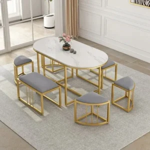 Dining Table With 5 Chairs