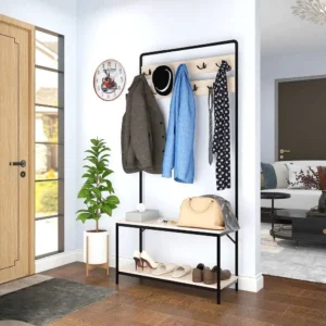 Black and White Modern Dressing Unit