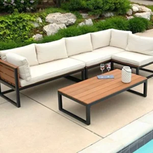 Steel outdoor set - two pieces