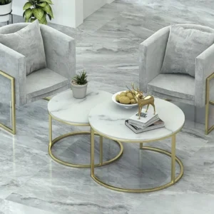 Outdoor set 4 pieces - Gray and Gold