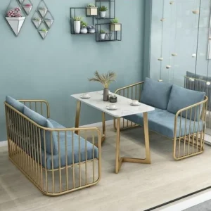 Outdoor set 3 pieces - Gray and Gold