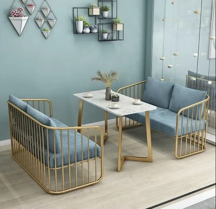 Outdoor set 3 pieces - Gray and Gold