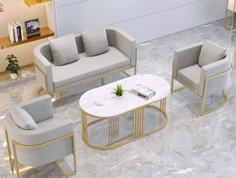 Outdoor set 3 pieces - Gray and Gold