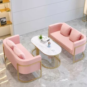 Outdoor set 3 pieces - Pink and Gold