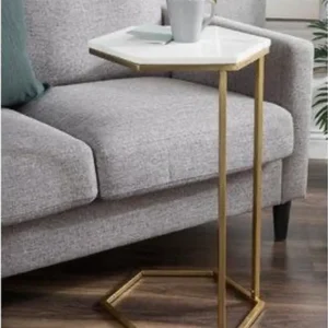 Side Table 40x50 cm Gold