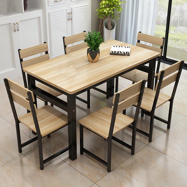 Dining table with 6 chairs