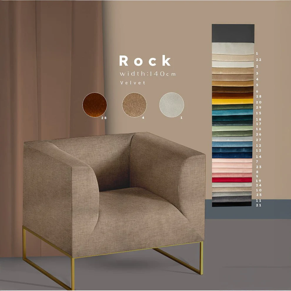 Beech Wood and linen or velvet Sofa – White - Image 3
