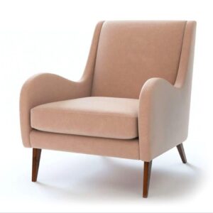 Modern Beech wood - Linen or velvet fabric-CHLVR-0011