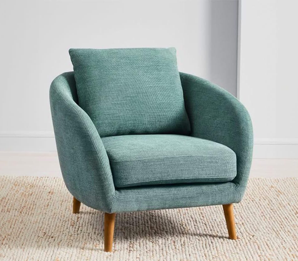 Modern Beech wood - Linen or velvet fabric-CHLVR-0015