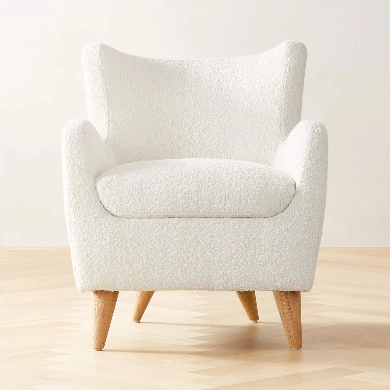 Modern Beech wood - Linen or velvet fabric-CHLVR-0020