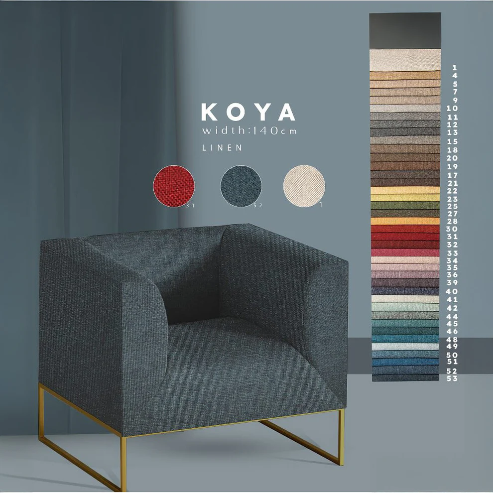 Beech Wood and linen or velvet Sofa – White - Image 4